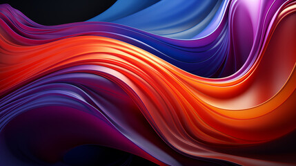 abstract colorful wave background