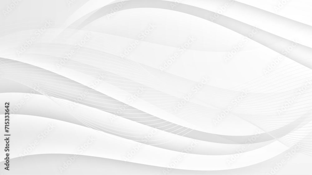 Poster white background abstract art vector illustration with shapes. vector presentation background for bu