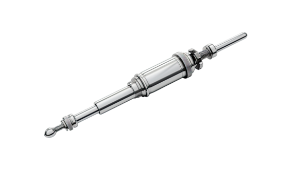 Harness the Power of Controlled Gas Dispensing with a Specialized Syringe on a White or Clear Surface PNG Transparent Background.