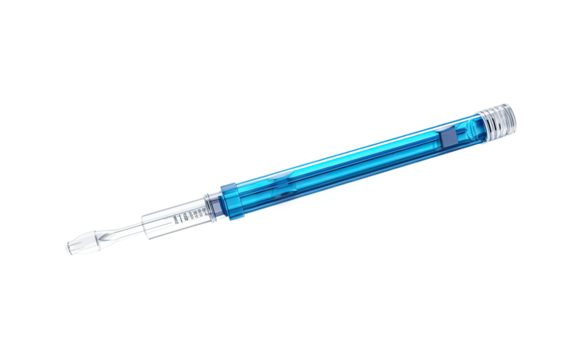 Laboratory Procedures with the Efficiency of a Gas Syringe on a White or Clear Surface PNG Transparent Background.