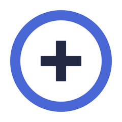 blue cross icon