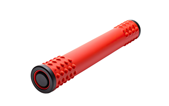 Precision Muscle Recovery with the Versatile Massage Stick Roller on a White or Clear Surface PNG Transparent Background.