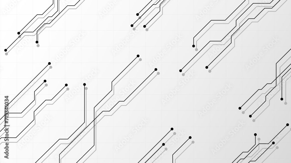 Poster hi-tech digital data abstract design