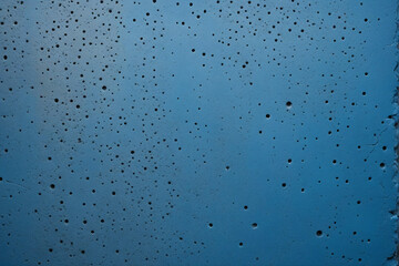 Blue textured concrete