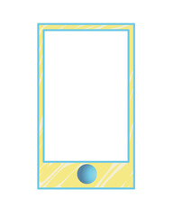 Design photo frame for mobile phone or phone. Perfect for photo frame, photo call, wallpaper, background, poster, banner