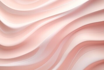 Fototapeta premium The texture of a delicate and velvety pink cream, evoking a sense of softness and refinement.