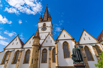 The Lutheran Cathedral of Saint Mary in Sibiu, Transylvania, Romania