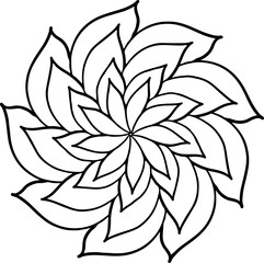 Mandala Circle Ornament Element
