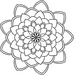 Mandala Circle Ornament Element