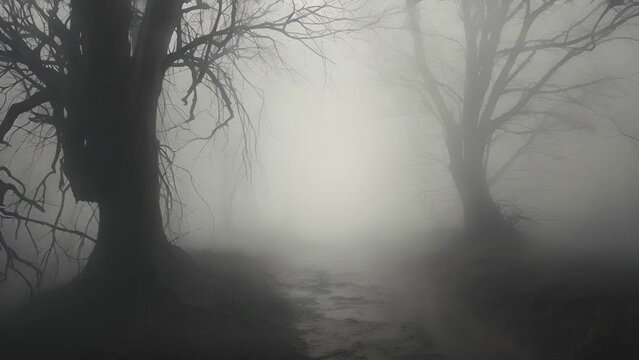 Enveloped in Fog Step into the unknown as you are enveloped in a dense fog of terror