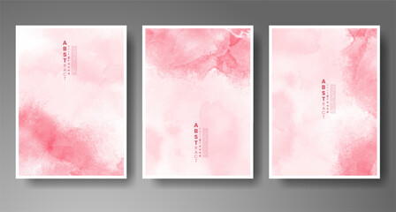 Cover template with watercolor background. Design for your cover, date, postcard, banner, logo.