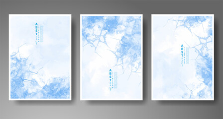 Cover template with watercolor background. Design for your cover, date, postcard, banner, logo.