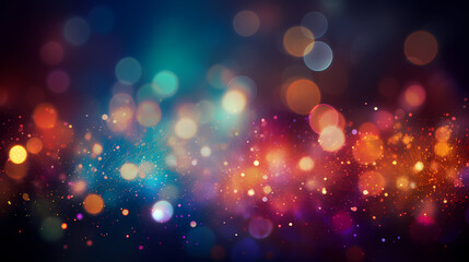 Beautiful fireworks background at night for holiday decoration