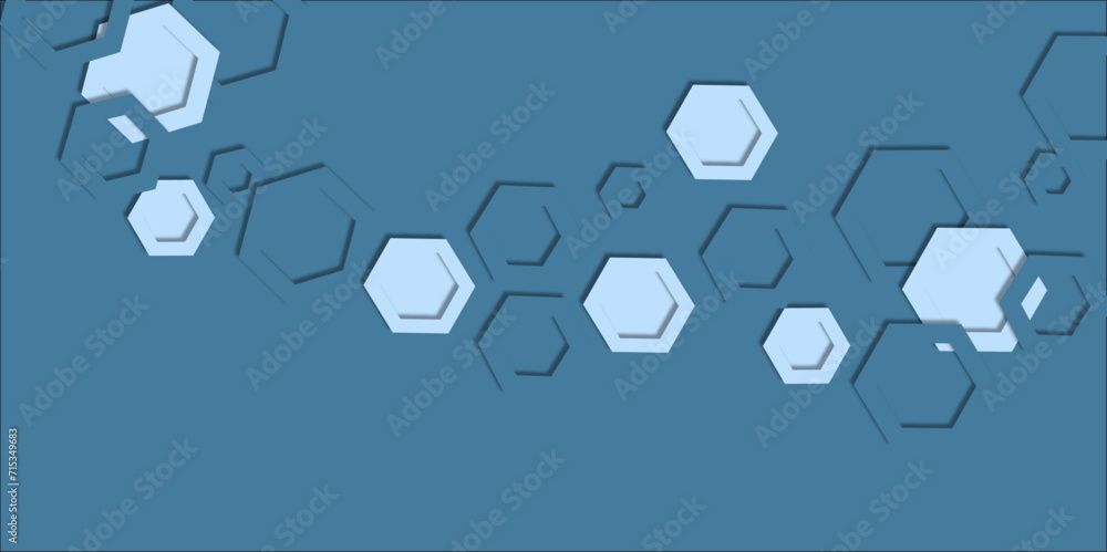 Poster hexagon geomatics outline board vector concept for future technology element background. abstract ge