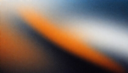 Hues in Motion: Orange-Blue-Black-White Gradient Noise Abstract