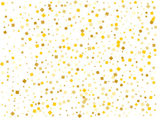 Golden Squares Confetti