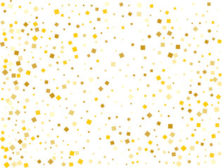 Golden Squares Confetti