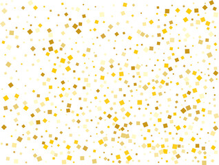 Golden Squares Confetti