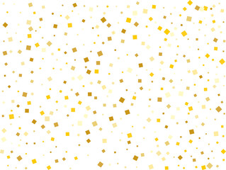 Golden Squares Confetti