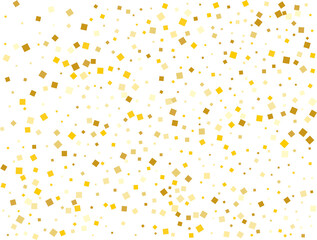 Golden Squares Confetti