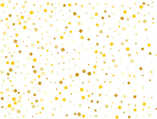 Golden Squares Confetti