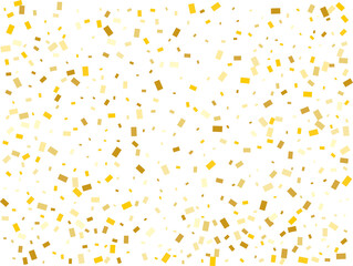 Gold Foil Rectangular Confetti