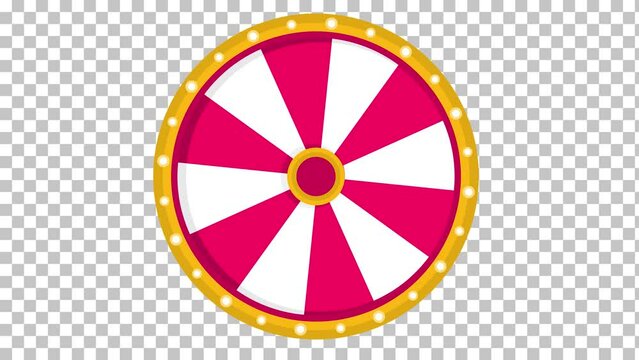 Wheel of fortune background. Vector lucky roulette illustration. Online casino concept on tranparent Background
