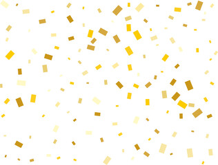 Gold Rectangular Confetti