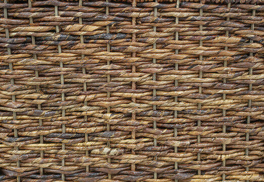 Details of woven basket as design background