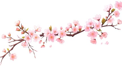 Fototapeta premium beautiful romantic flower illustration design. Generative Ai