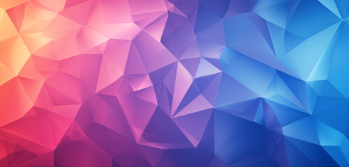 Colourful creased geometric shapes forming a modern mosaic pattern.