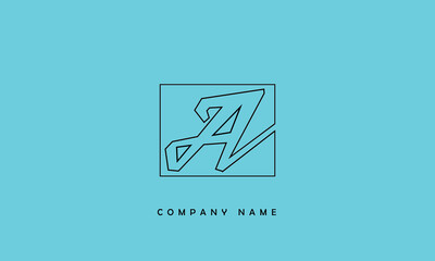 A, A Abstract Letter Logo Monogram