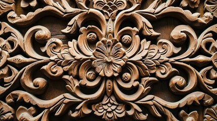 antique carved wood carving
