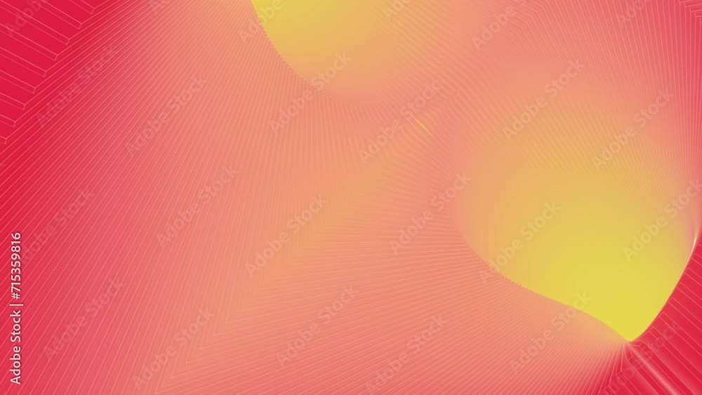Aufkleber colorful yellow-pink background with geometric wave pattern. warm and inviting atmosphere. minimalis
