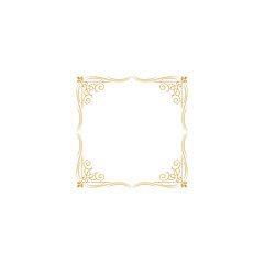 set border with gold outline color design