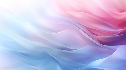 Abstract blue and pink wavy background. 3d render illustration