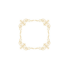 set border with gold outline color design