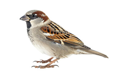 Sparrow's Soaring On Transparent Background.