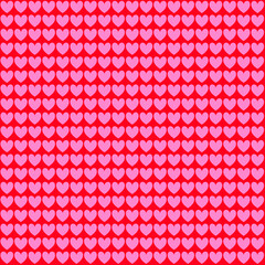 Pink heart pattern
