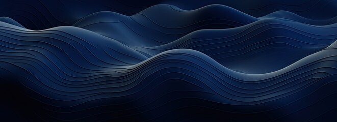 Abstract wavy lines background template - obrazy, fototapety, plakaty