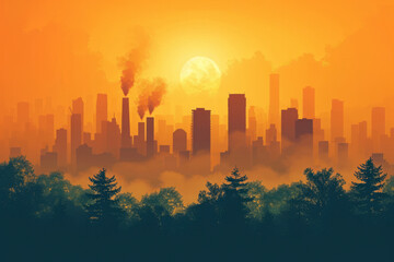 Climate Change: Certain air pollutants contribute to global warming and climate change