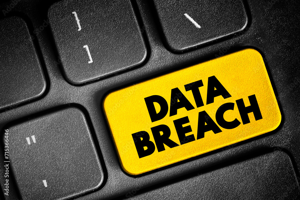 Poster data breach - security incident in which malicious insiders or external attackers gain unauthorized 