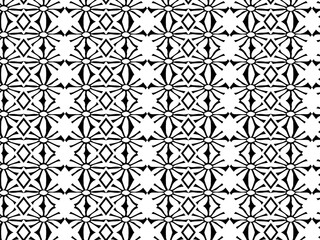 black and white fabric pattern