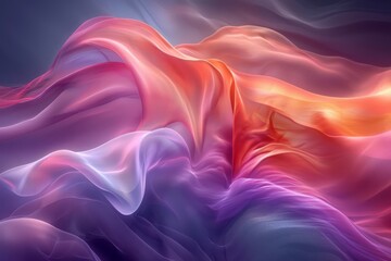 Fototapeta premium Texture, background, gradient frosted glass, flowing, transparent, elegant curves