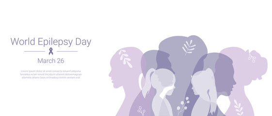 Epilepsy Day. Vector illustration.