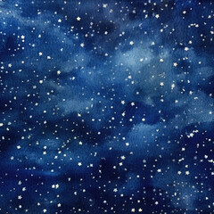 Painting of Stars in the Night Sky
