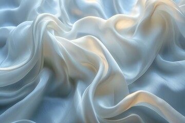 Obraz premium Texture, background, gradient frosted glass, flowing, transparent, elegant curves, coconut milk pantone color