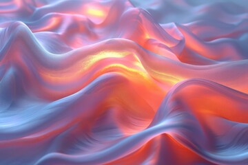 Obraz premium Texture, background, gradient frosted glass, flowing, transparent, elegant curves