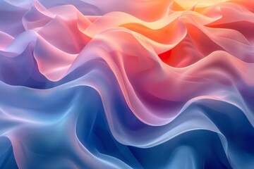 Obraz premium Texture, background, gradient frosted glass, flowing, transparent, elegant curves