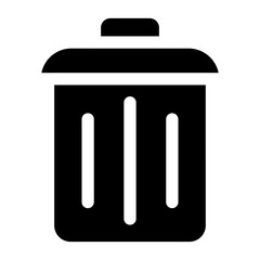 trash can,garbage can,rubbish bin icon